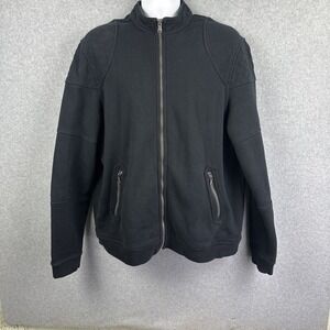 Rock & Republic Black Full Zip Jacket Size XXL